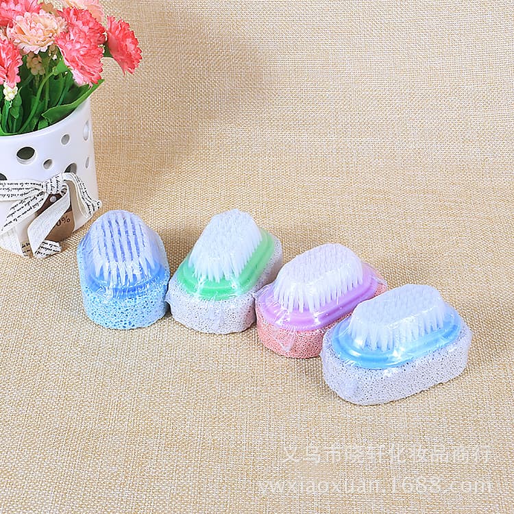 Beauty Skin Care / Makeup / Nail Brush / Nail Art Brush - White Handle, Flat Head Bristles, Ideal for Nail Painting and Nail Art