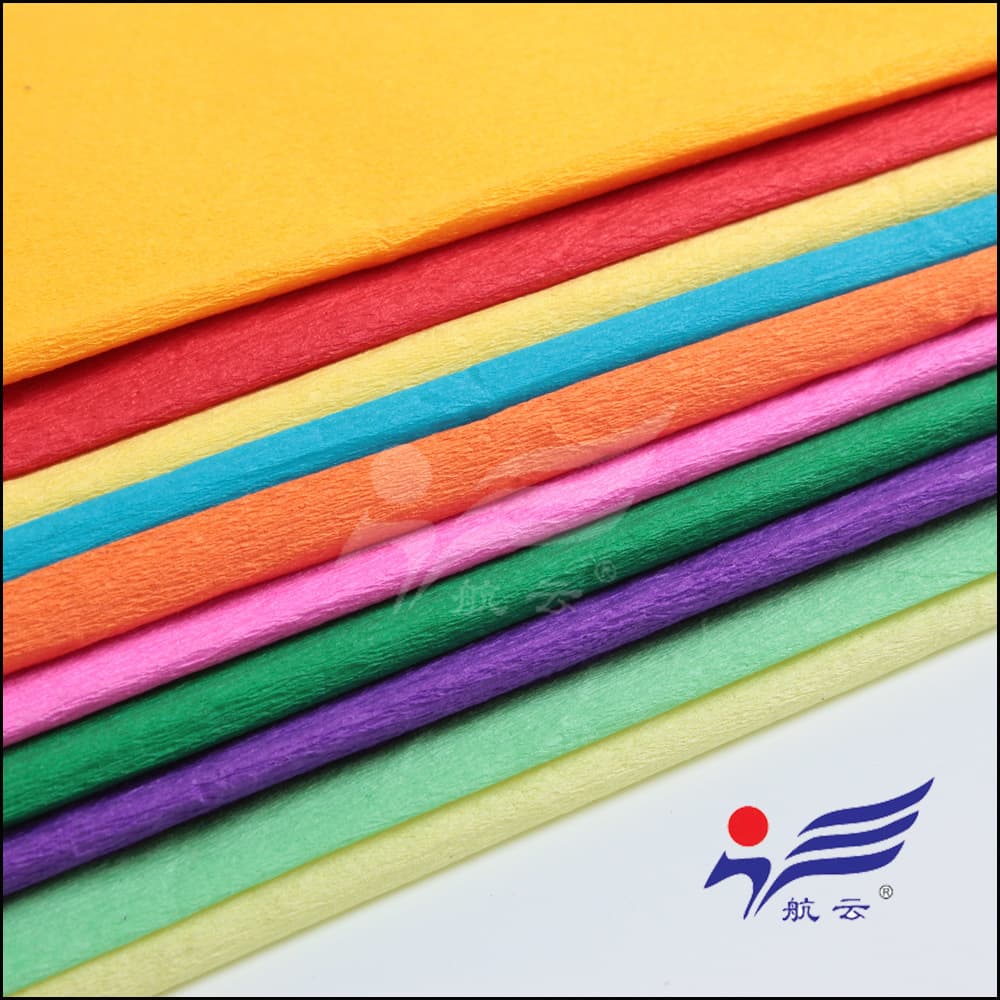 Single Color Pack of 50*150 Crepe Paper, Craft Crepe Paper Colorful Children's DIY Crepe Paper 10 Sheets/Pack