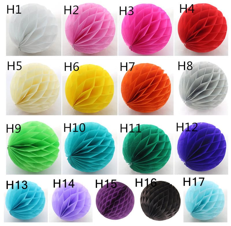 2023 New Honeycomb Paper Flower Balls Available Now for Birthday Party Decorations