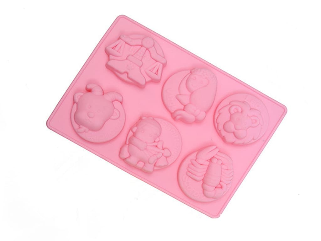 Silicone 12 Zodiac Signs: Libra Virgo Leo Cake Mold Soap Mold