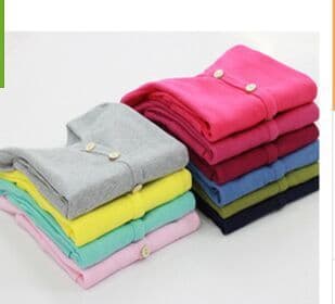 2025 Baby Boys and Girls Cardigan Cotton Ribbed Sun Protection Knit Sweater Drop Shipping