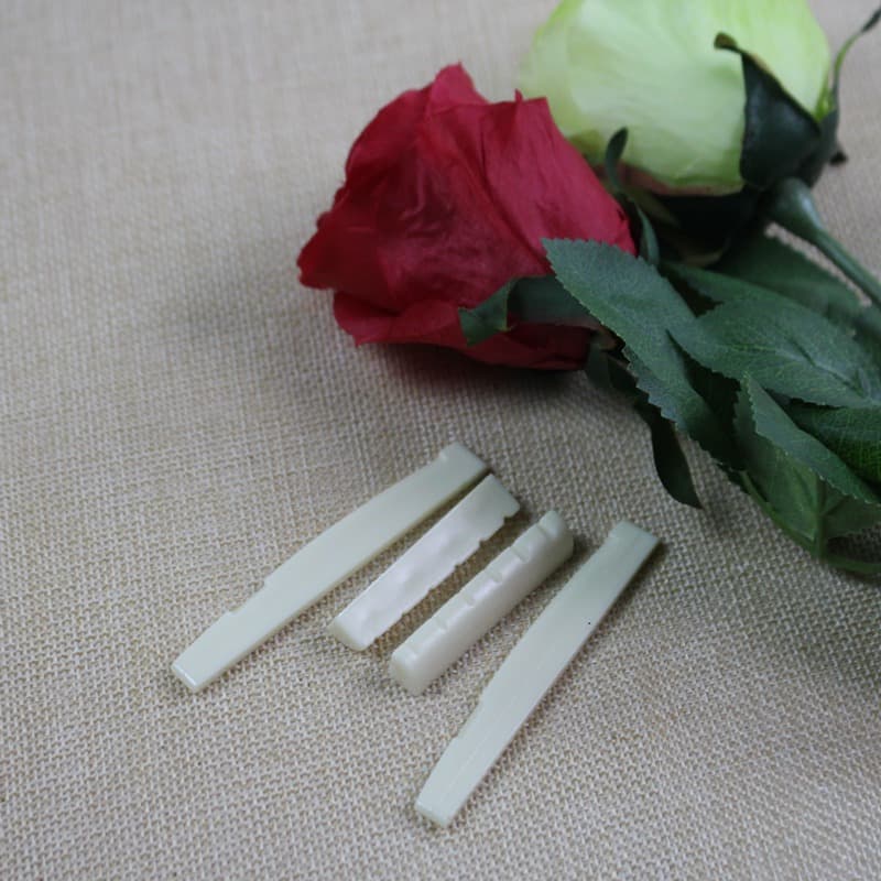 Acoustic Guitar Nut and Bridge Electric-Acoustic Wooden Guitar Cattle Bone Saddle and Nut jita Upper and Lower Instrument Imitation Bone