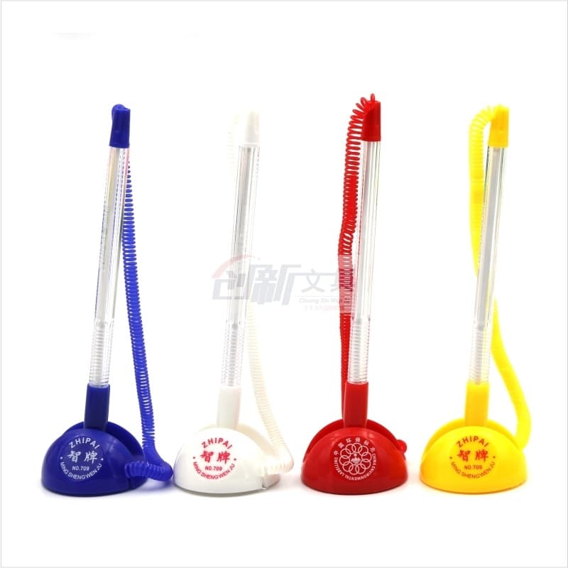 Zhipai ZP-709 Sticky Phone Desk Pen 0.5mm Gel Pen Fixed Water Pen Writing Pen Special Sale