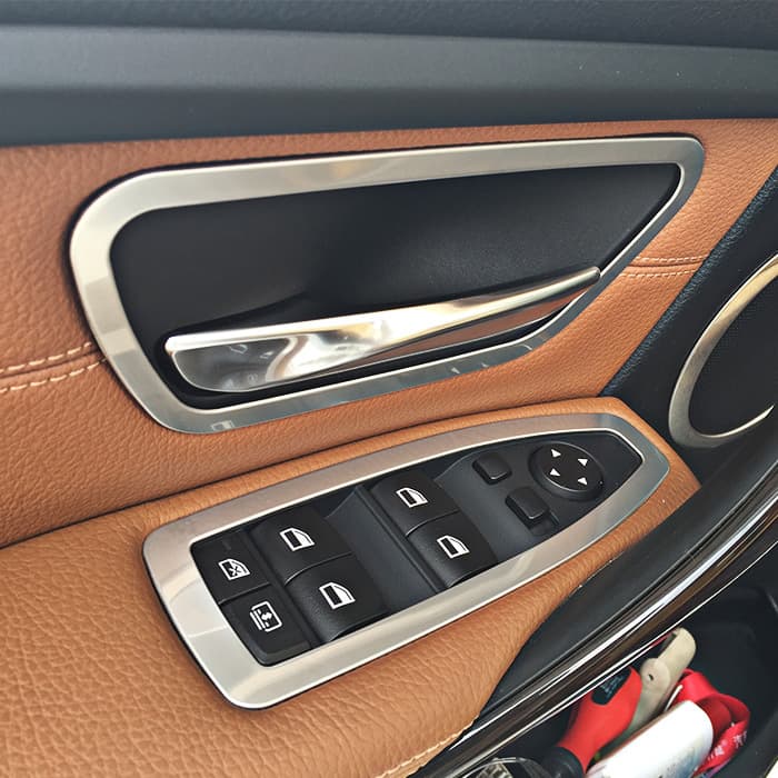 3 Series Modified Door Inner Handle Frame Trim / 3 Series GT Handle Decal / 320li / 328li / 320i