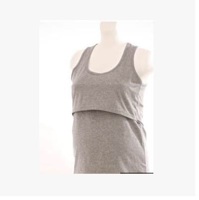 Korean Style Nursing Top Cotton Nursing Vest Maternity Vest for Pregnant Women