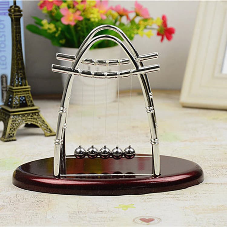 Sail-shaped Swing Ball Oval Newton Bumper Ball Creative Home Decoration Craft Gift Ornament Bestseller