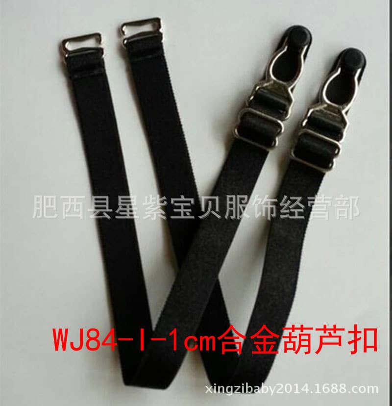 AliExpress Euro-American style sexy lingerie 1cm wide calabash buckle garter belts shapewear accessories foreign trade 84.