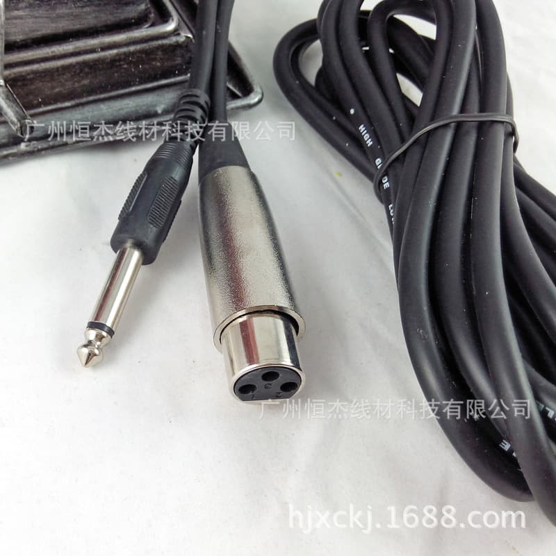 Supply 6.35mm to XLR Female Microphone Cable 6.5mm TRS to XLR Guitar Balanced Cable Mic Cable