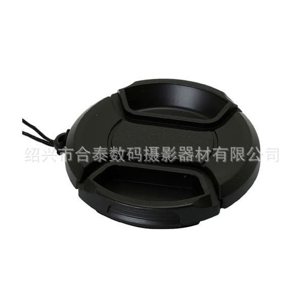 Production wholesale blank inner card lens cap 58mm dust snap-on cover, DSLR accessory anti-loss lens cap