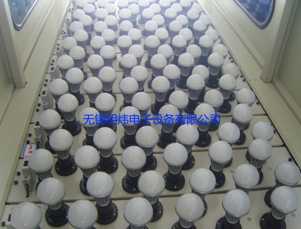 Supply LED bulb aging line, fluorescent tube aging line, lamp aging line, globe cover lamp production assembly line