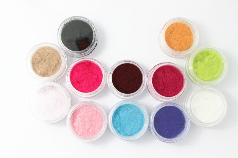 Nail Art Supplies Wholesale, DIY Velvet Nail Powder, Flocking Powder, 12 Colors/Set