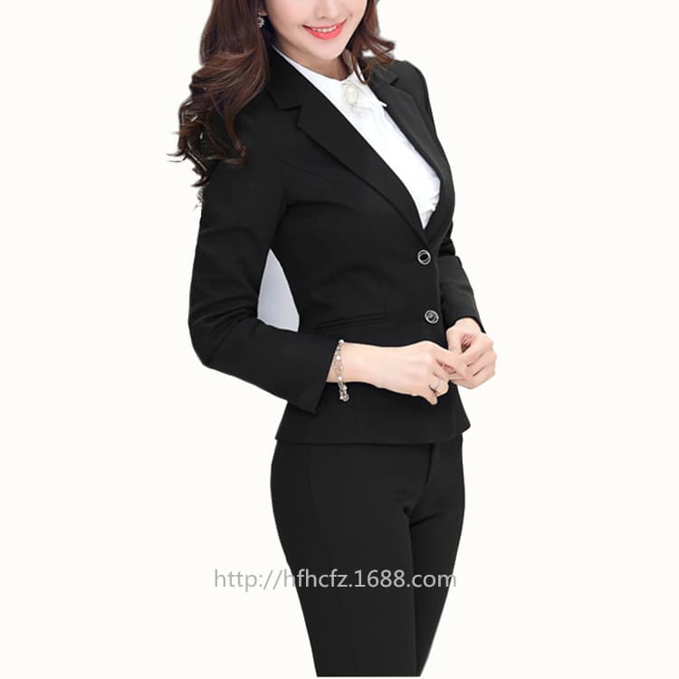 Factory direct supply of professional women's suits Business high-end slim OL professional women's suits