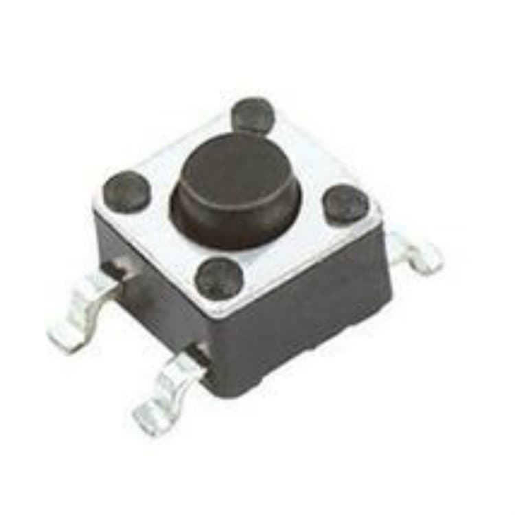 Manufacturer 6*6-5 SMD tactile button switch stainless steel wireless remote control switch tape and reel bulk 100,000 cycles