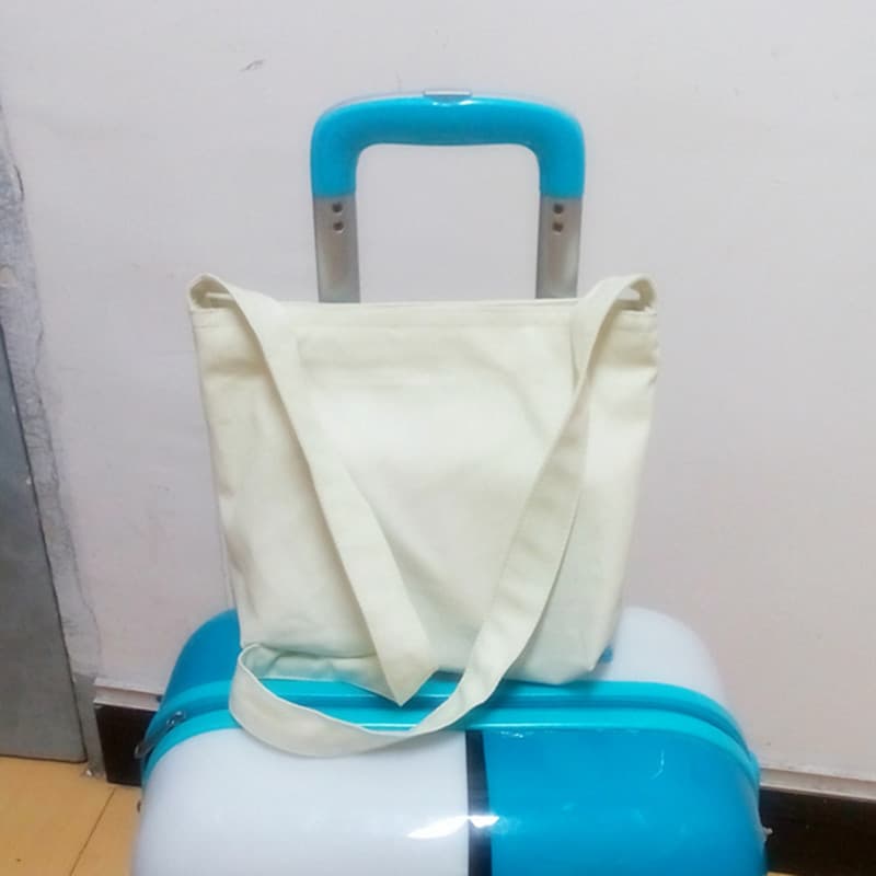 DIY Blank Hand-painted Bag Shoulder Crossbody Canvas Bag Forest Style Shopping Gift Fresh Student Cloth Bag