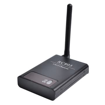 FPV 5.8G Video Transmitter Receiver with Channel Display RC805 AV Output