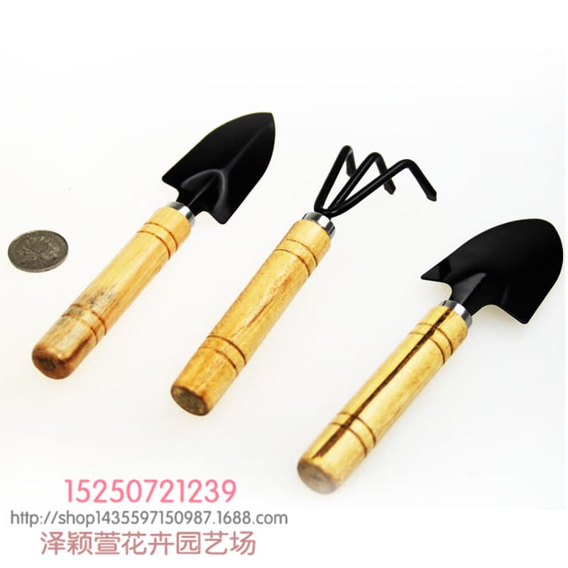 Wholesale Gardening Tools Mini 3-Piece Set Small Shovel for Potted Plants Flower Planting Essential for Balcony Vegetable Gardening