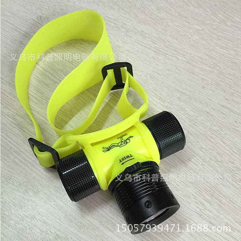LED Diving Headlamp Outdoor Strong Light Rechargeable Rotary Shift Q5 Multi-functional Mini Magnetic Control Lighting