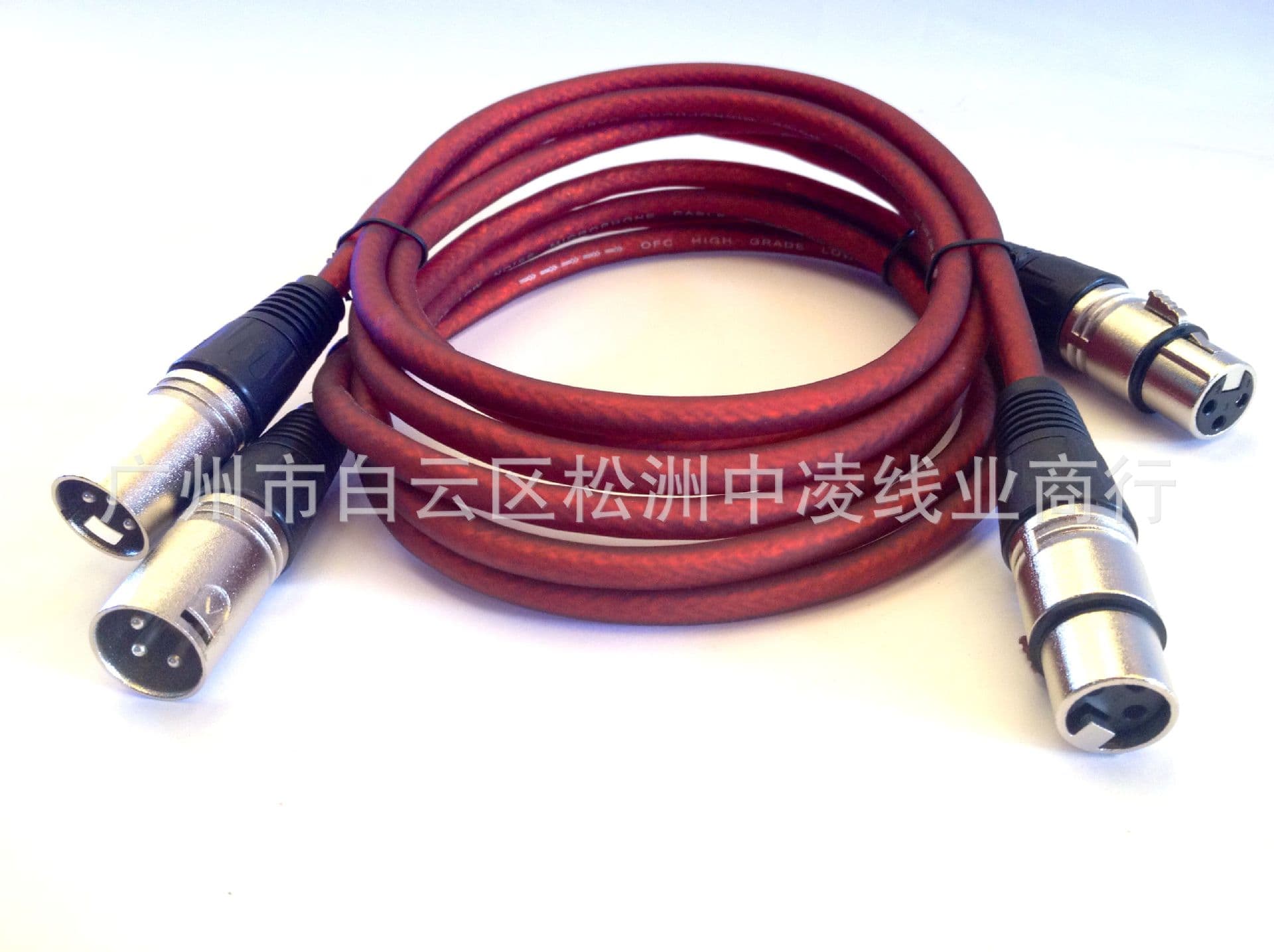 Supply 1M XLR male and female cable, microphone cable, XLR balanced cable, microphone cable, mixer microphone cable
