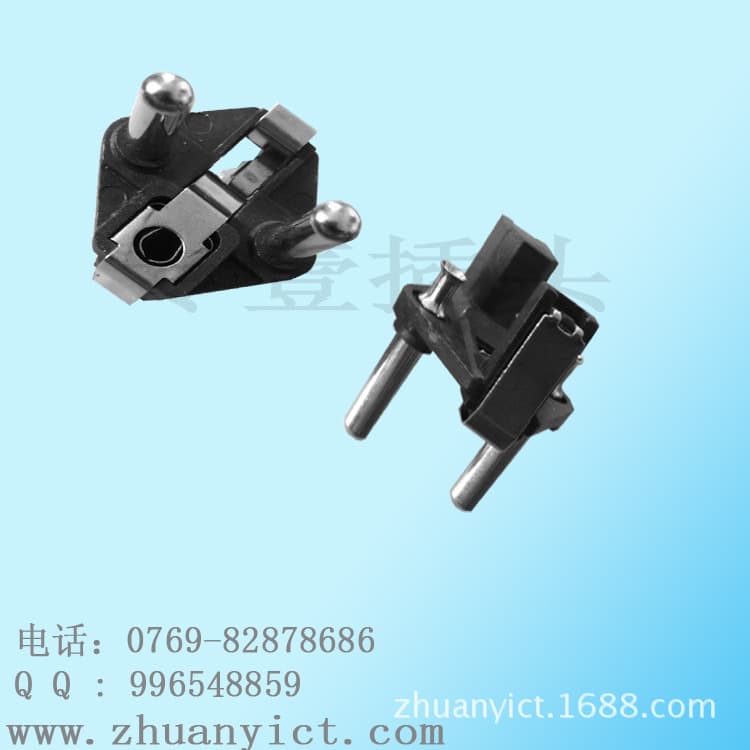 French two-round pin plug, French bracket, French standard inner frame pins, wholesale direct sales