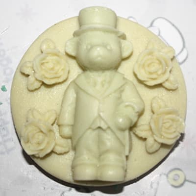 C249 Soap Mold / Handmade Soap Mold / Silicone Mold / Soap Mold / Silicone Soap Mold Mr. Bear