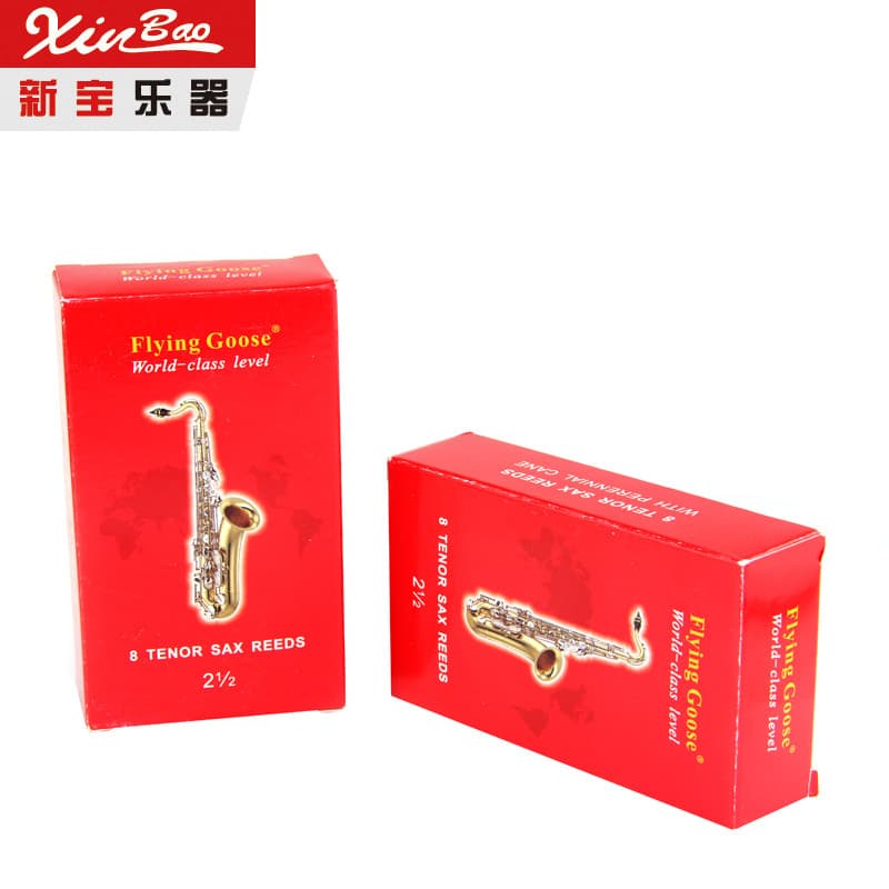 Xinbao Musical Instrument Flying Goose Red Box Tenor Saxophone Reed, Individually Packaged 2.5, Whole Box 70 Yuan
