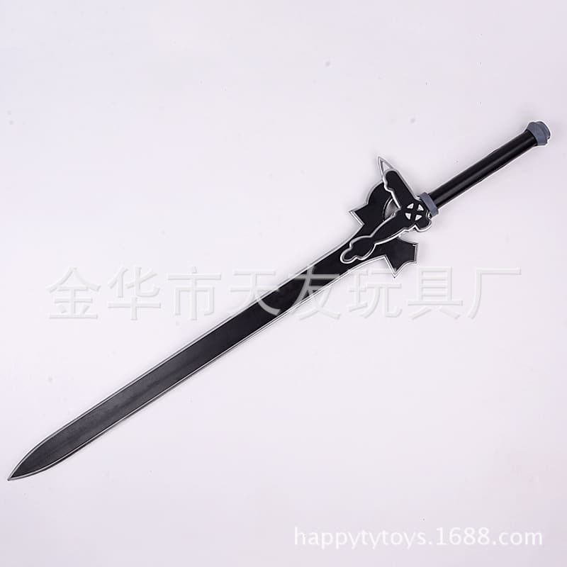 New Anime Sword Art Online Cosplay Weapon Small Black Sword Elucidator Sword Art Online Kirito Weapon