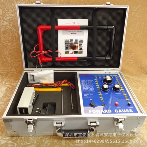 VR9000 Metal Detector, Gold and Silver Treasure Finder, Gold Deposit Detection Equipment, Archaeological Treasure Hunting Instrument
