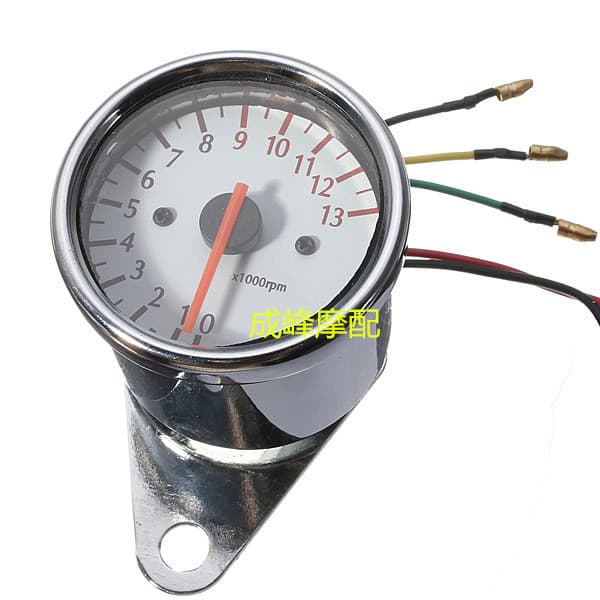 New Motorcycle Electronic Tachometer Modification Inductive Motorcycle Gauge Pointer Type Digital Display Retro Gauge
