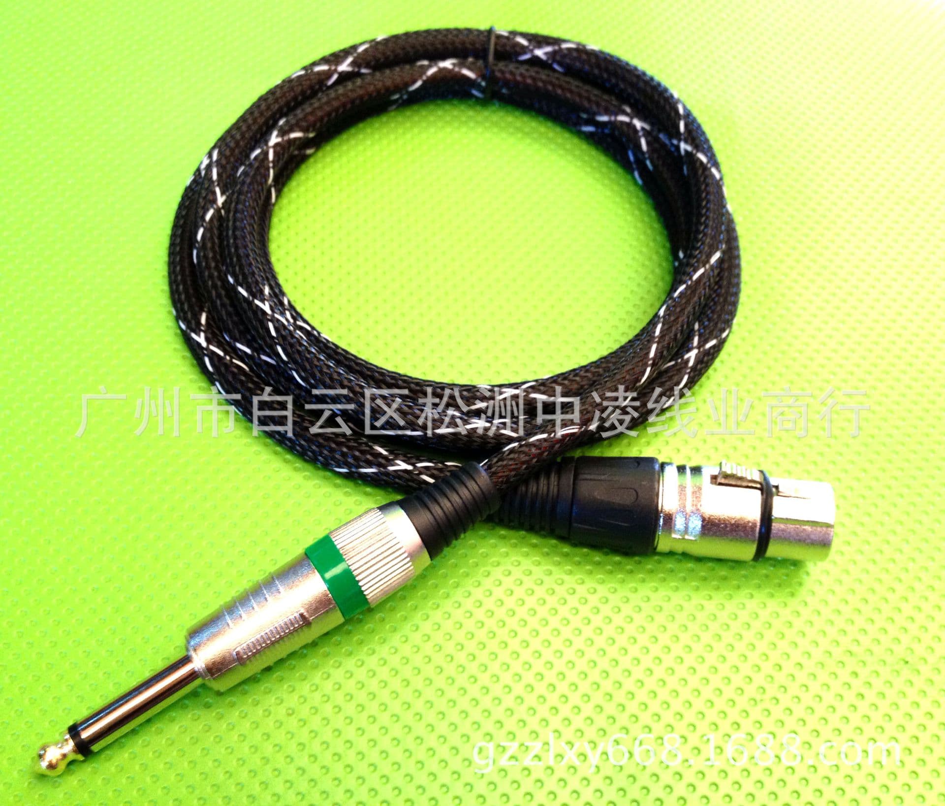 New Braided 6.5mm to XLR Female Cable 6.35mm TS to XLR Female Guitar Cable Balanced XLR Microphone Cable