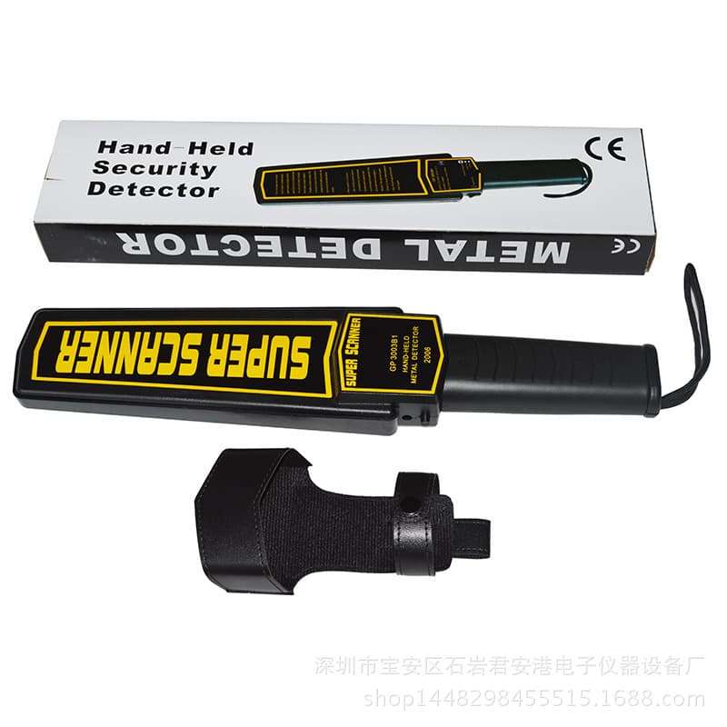 Handheld Metal Detector Security Scanner for Schools, Factories, Stations, and Subway Stations with High Sensitivity for Detecting Iron and Copper