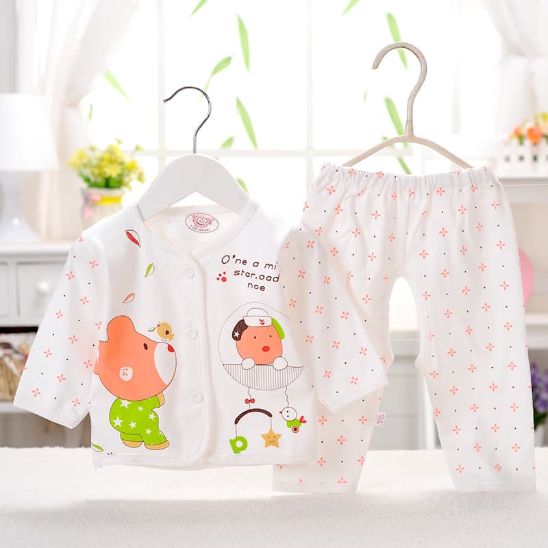 New Children's Underwear Set, Pure Cotton Kids' Wear, Infant Pure Cotton Autumn Underwear Set