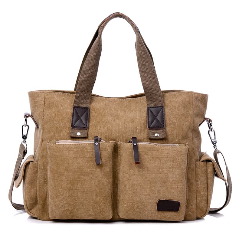 Manufacturer wholesale 2021 new Korean style canvas handbag men's shoulder crossbody bag men's casual fashion computer bag