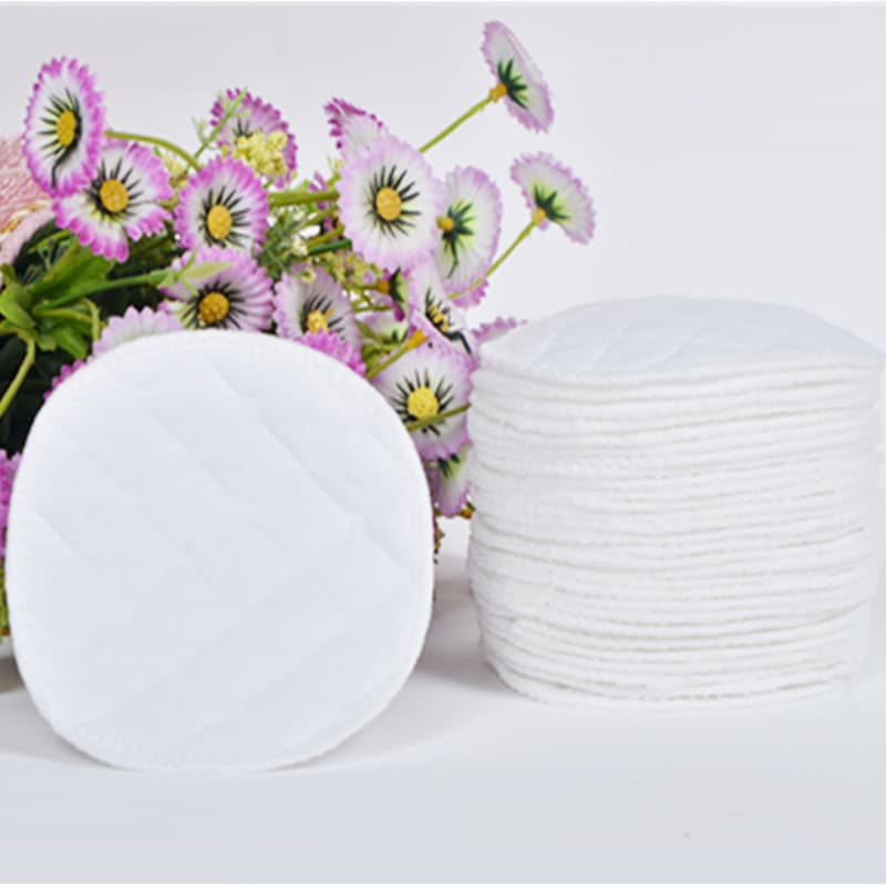 Six-layer eco-friendly cotton washable nursing pads, maternity and baby products, breastfeeding supplies, anti-leakage nursing pads.