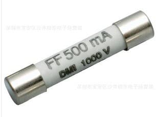 Multimeter Ceramic Fuse Tube 6*32 Fuse Tube FF 500mA 1000V
