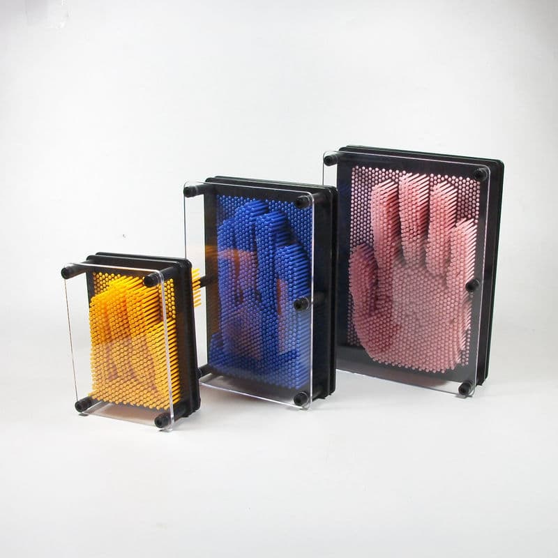 Children's Toy 3D Handprint Variety Needle Decoration Three-dimensional Needle Engraving Cloning Hand Touch Creative Book Desktop Ornament