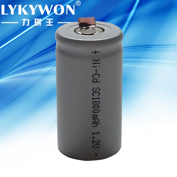 SC 1800mAh 1.2V No.3 Rechargeable Battery for Shavers and Electric Clippers, Reusable