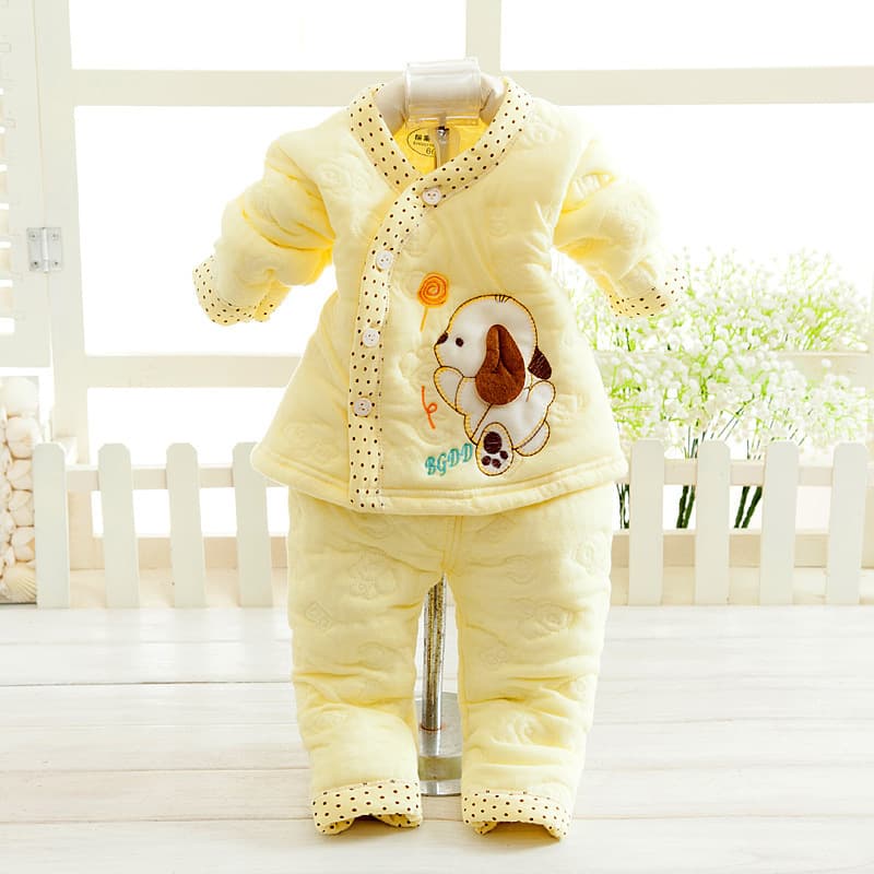 Ins Hot-Selling New Baby Cotton Padded Jacket, Baby Cotton Suit, Autumn/Winter Infant Wear, Baby Cotton Set