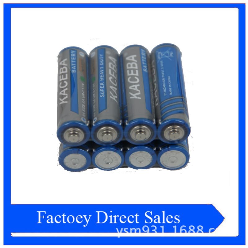 【KACEBA】AA R6 Zinc-Manganese Dry Cell Battery for Flashlights and Toy Cars