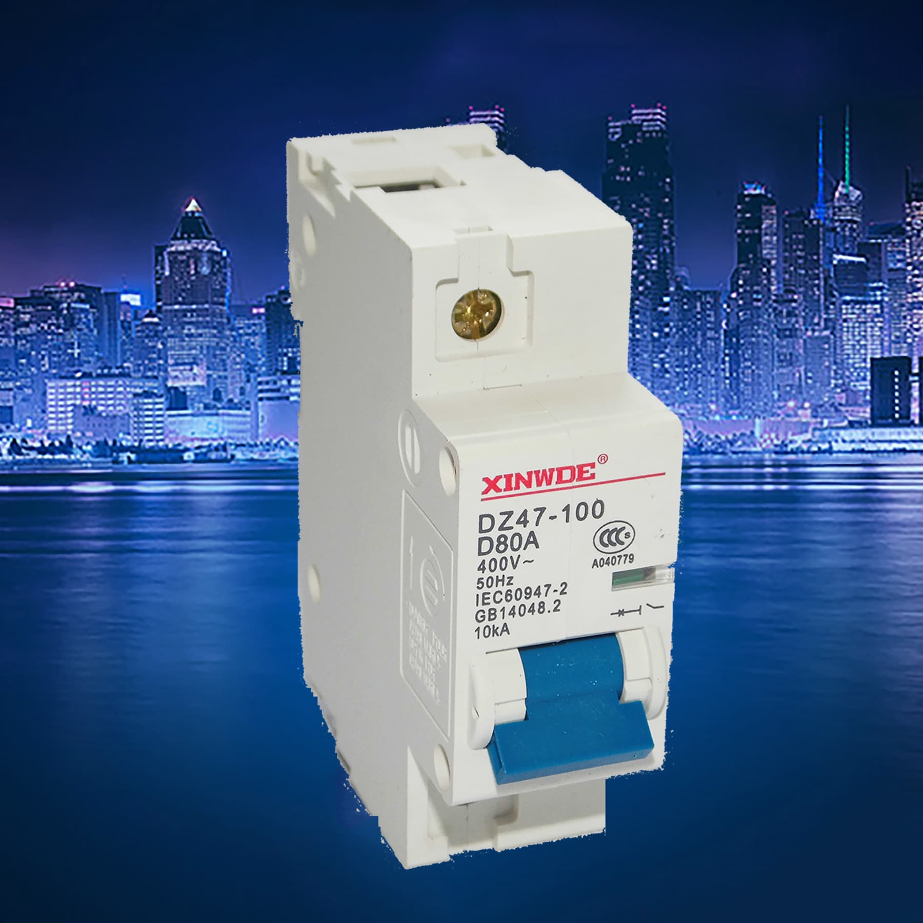 Xinweide Miniature Circuit Breaker 100A High Power Air Switch DZ158 Type 1P