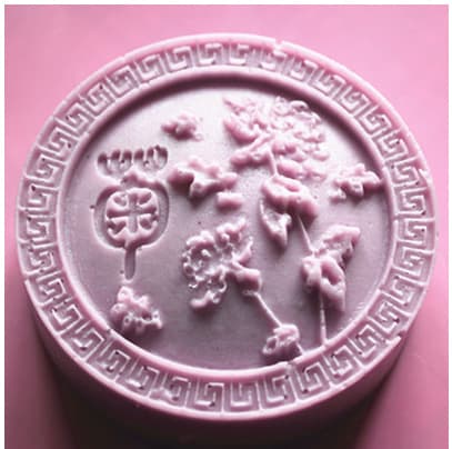 Soap Mold / Handmade Soap Mold / Silicone Mold / Candle Mold / Silicone Soap Mold "Chrysanthemum" Pattern