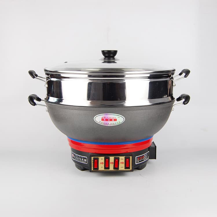 Cast Iron Multi-Purpose Electric Hot Pot, Frying Pan, Electric Cooker, Steamer, Electric Pot, Electric Hot Pot, Electric Wok, Health Electric Pot