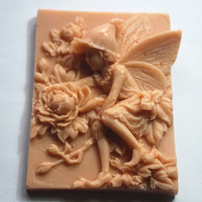 Soap Mold Silicone Mold Soap Making Mold Flower Fairy S085