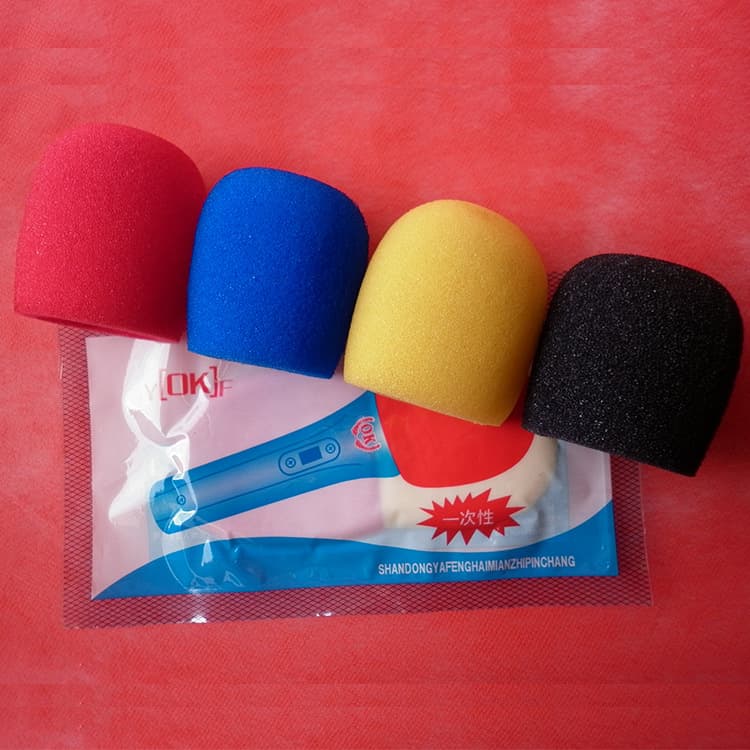 Microphone Windscreen Foam Cover Disposable Mic Sleeve Microphone Cover Set In Stock