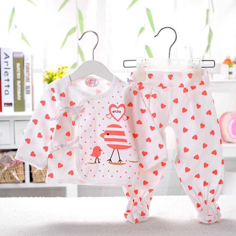 Spring new baby underwear set cartoon cute newborn underwear baby set