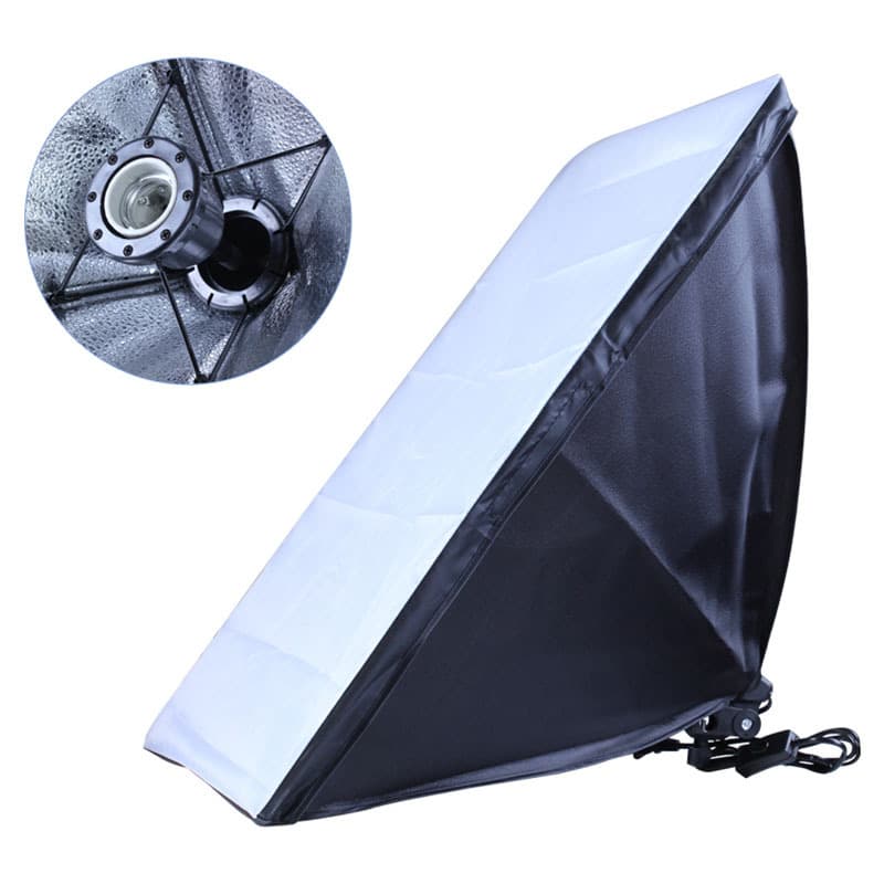 Factory Wholesale Umbrella Style Single Light Head Softbox Photo Studio Flash Lightbox Live Streaming Photography