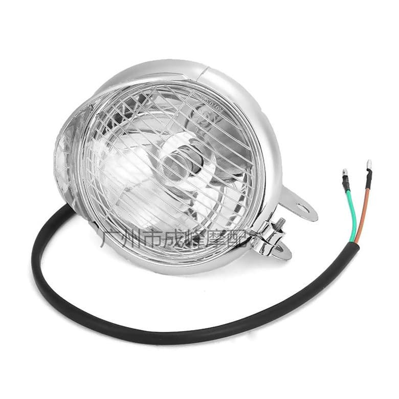 Motorcycle Modification Accessories Harley Cruiser Chopper Universal Retro Style Installation Auxiliary Small Fog Light Spot Light
