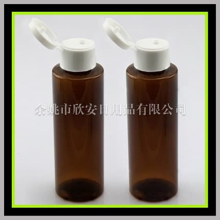 Flip-top flat shoulder PET bottle 100ml Cosmetic dispensing bottle Toner bottle Fishing gear small medicine bottle Shampoo bottle