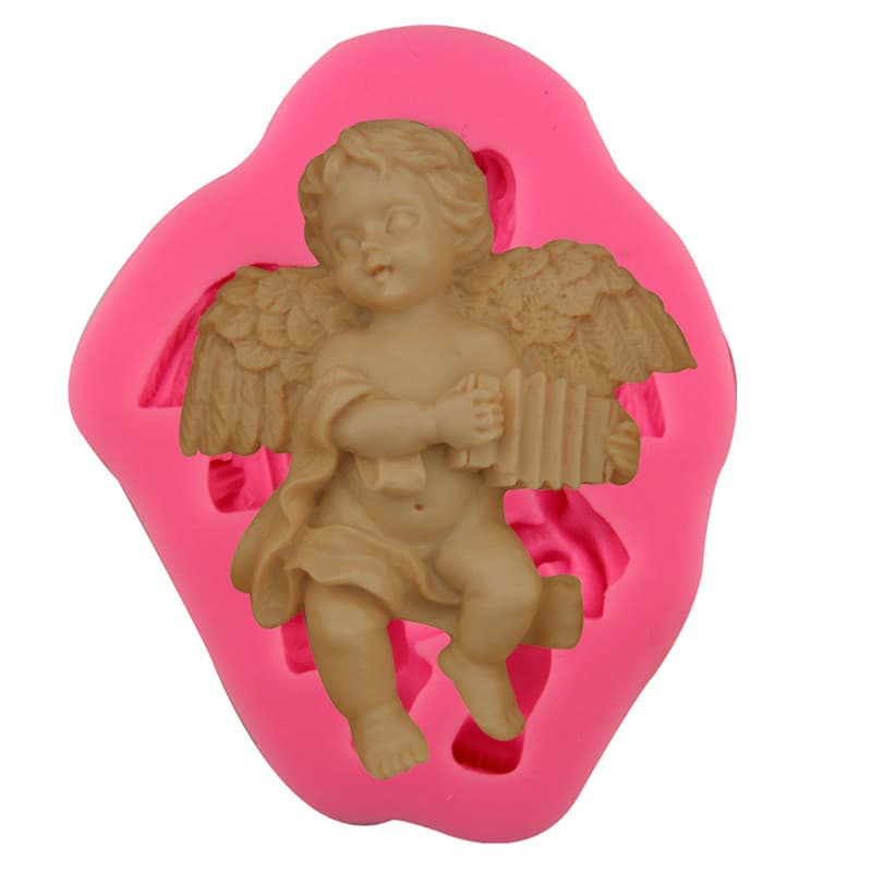 High Quality Silicone Sugar Art Mold Angel Cake Mold Lace Design for Baking Bread Mousse Jelly Chocolate And Other Pastries
