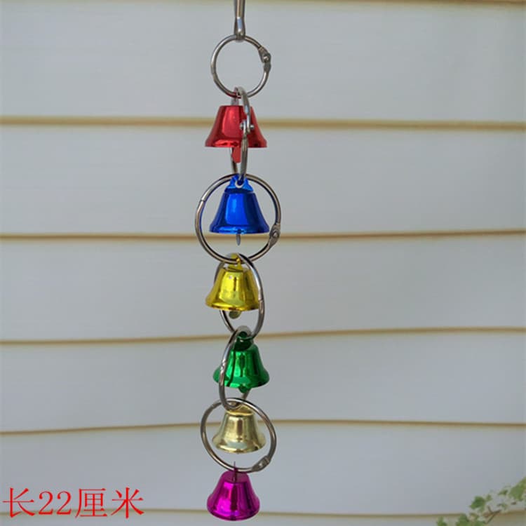 Parrot Supplies Bird Toy Bell String Toy Parrot Chewing Toy Swing Perch Ladder