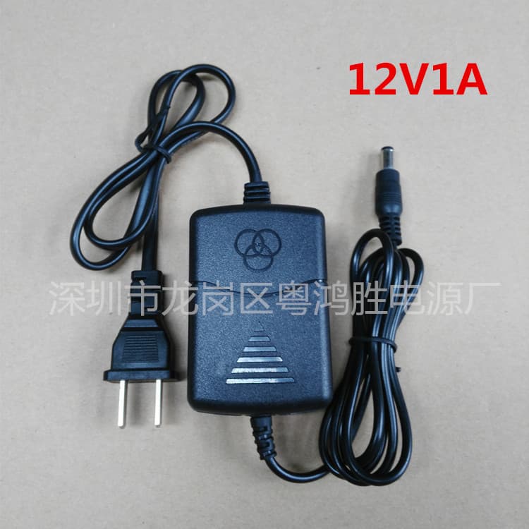 New IC solution for 12V 1A dual-line power adapter for surveillance cameras, providing sufficient amps and current.